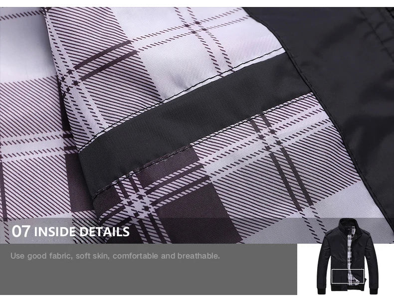 Chaqueta Bomber Hombre Impermeable - Jacket Militar Cortavientos