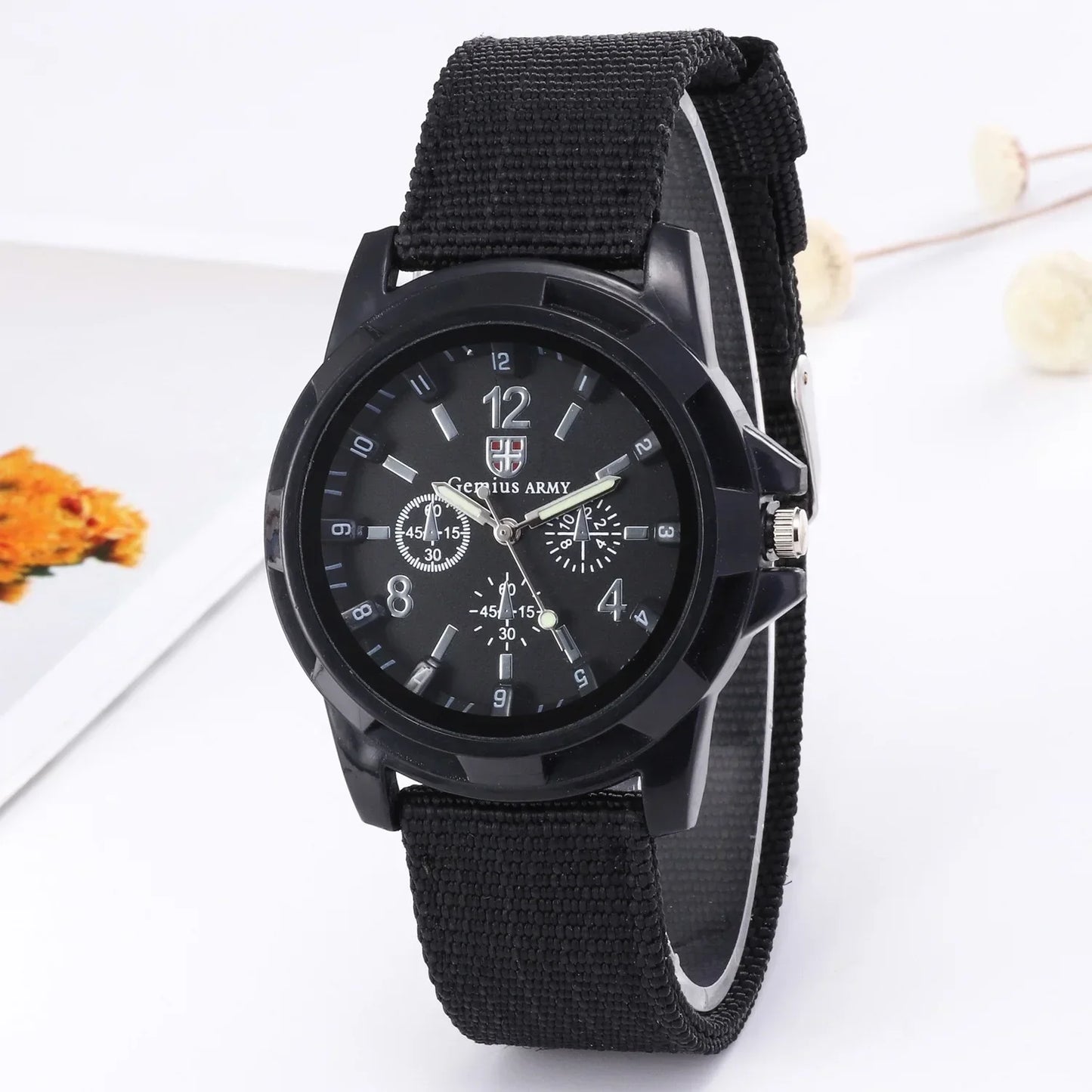 Reloj Fashion Luxury para Hombre - Cuarzo Gran Esfera Luminoso Resistente al Agua