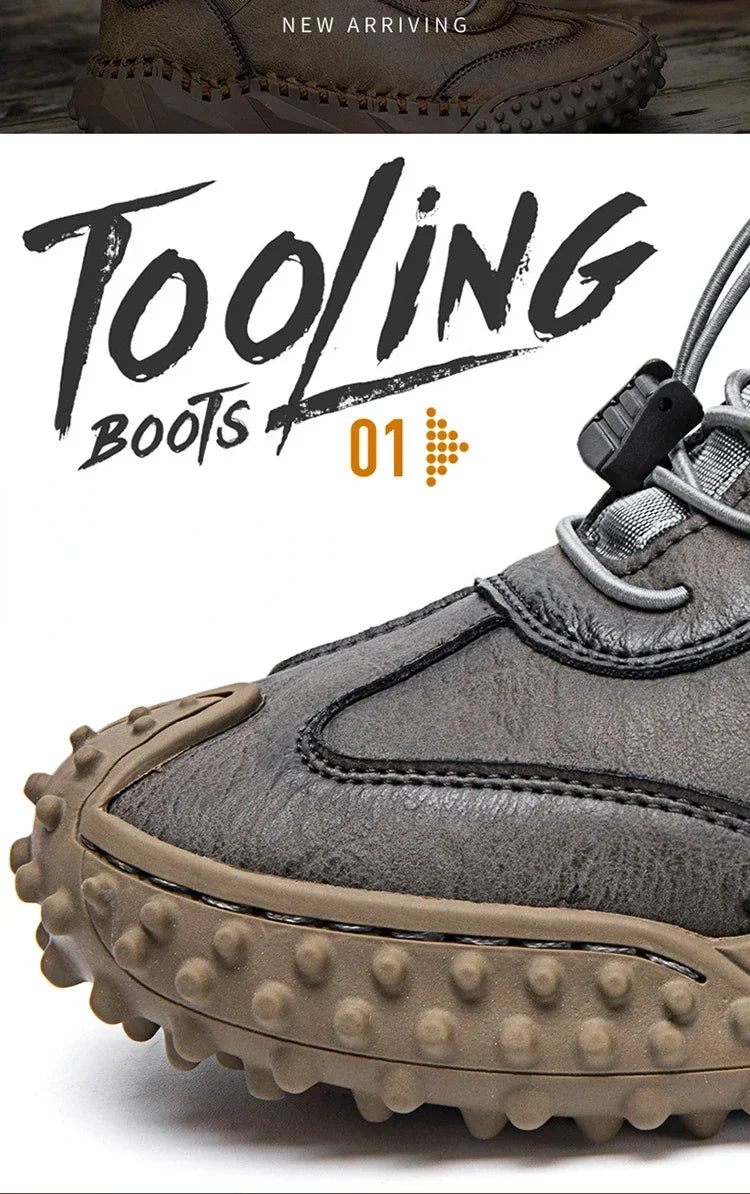 Botines Hombre Cuero Casual - Botas Tobillo Otoño Invierno Outdoor