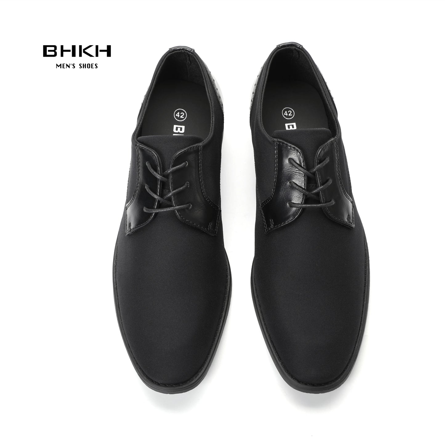 Zapatos Vestir Hombre BHKH Cordones - Casual Negro Business Trabajo Oficina Social