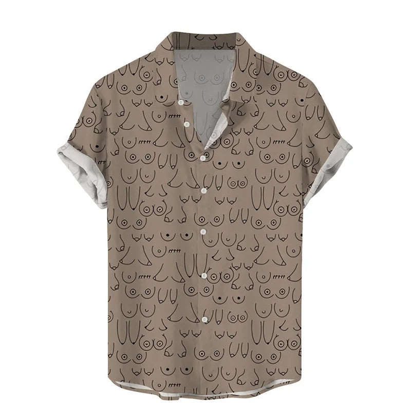 Camisa Hawaiana Hombre Verano - Manga Corta Casual Fashion Suelta Transpirable