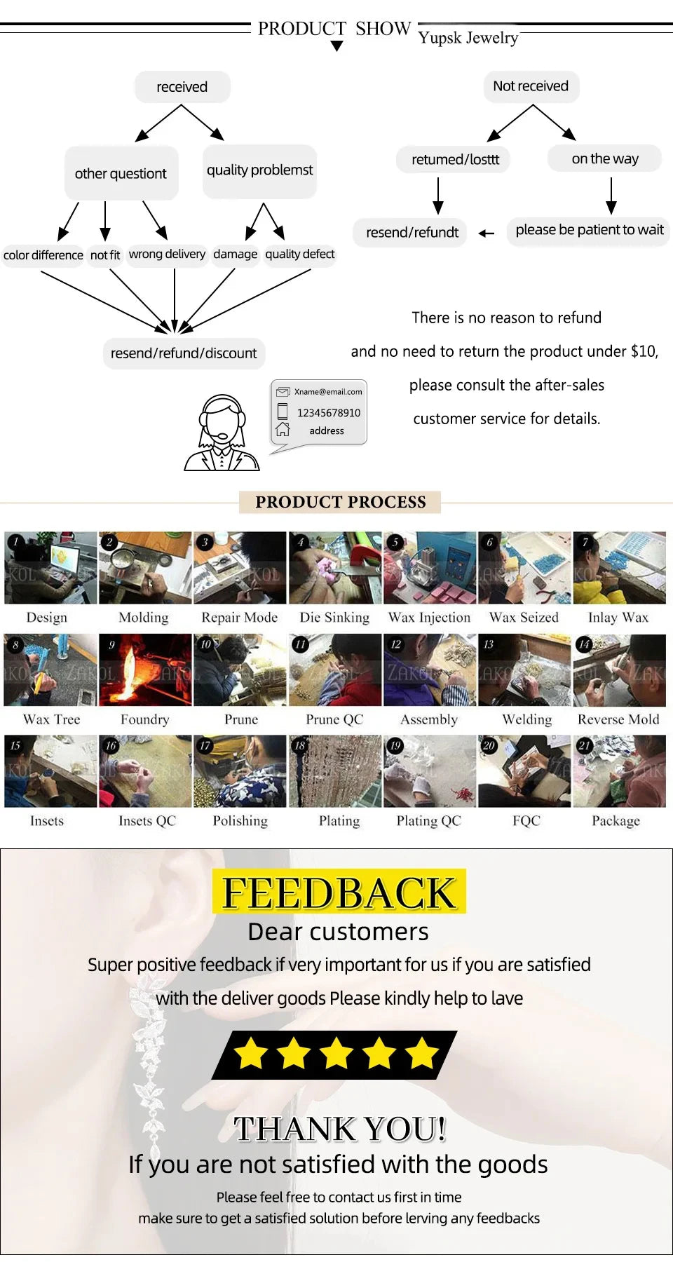 Set Anillos Multicapa Acero Inoxidable - Circonita Apilables Mujer