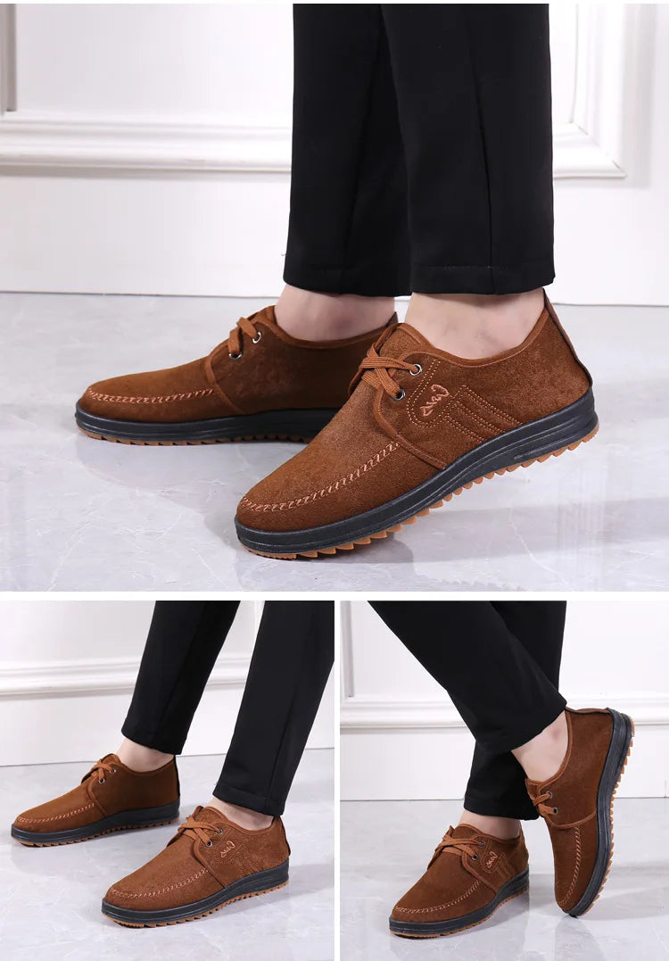 Zapatos Hombre Casual Transpirables - Loafers Sneakers 2023 Fashion Cómodos Planos Artesanales Retro Leisure