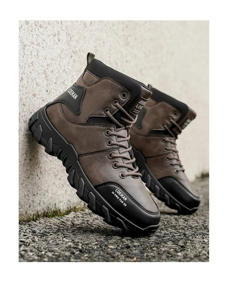 Botas Hombre Montañismo Deportivas - Casual Outdoor Senderismo Trendy Fashion Street Versátiles