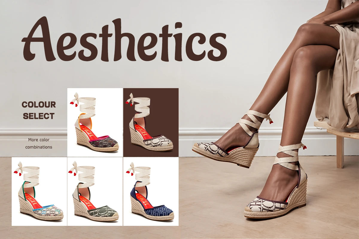 Sandalias Tacón Mujer Tiras CHCH - Zapatos Cordones Punta Cuadrada Fiesta