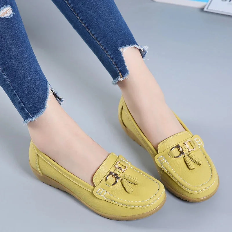 Zapatos Slip-On Mujer Ballet Flats - Moccasins Casual Planos Cómodos
