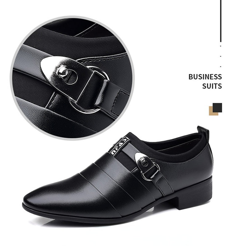 Zapatos Vestir Hombre Slip-On - Formales Boda Oficina Trabajo Loafers Elegantes