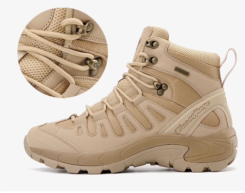 Botas Hombre 2024 Platform - Outdoor Impermeables Casual Sneakers Trabajo Tobillo Senderismo Seguridad Athletic