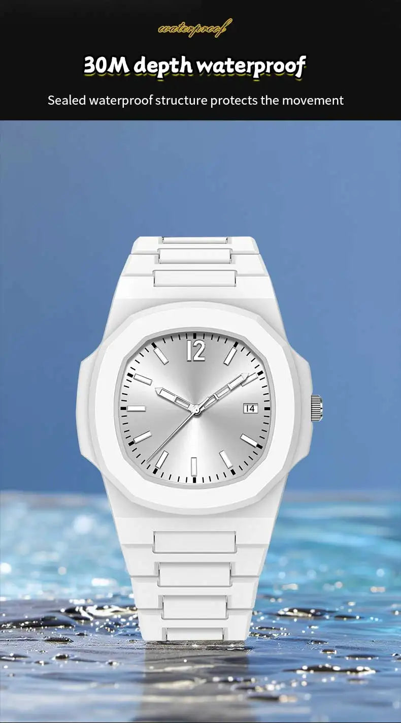 Reloj VA VA VOOM Military 40mm - Cuarzo Silicona Negro Calendario Deportivo