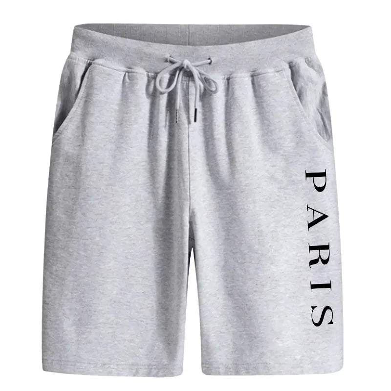 Shorts Jogging Hombre Letras - Pantalones Deportivos Ciclismo Running Verano