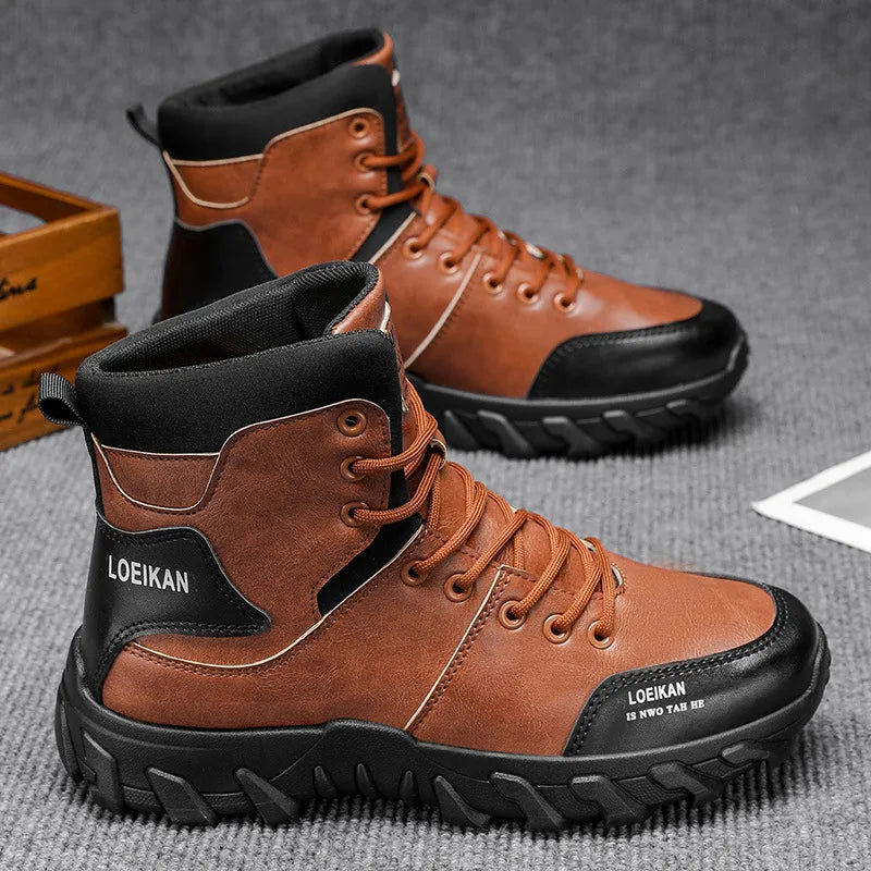 Botas Hombre Montañismo Deportivas - Casual Outdoor Senderismo Trendy Fashion Street Versátiles