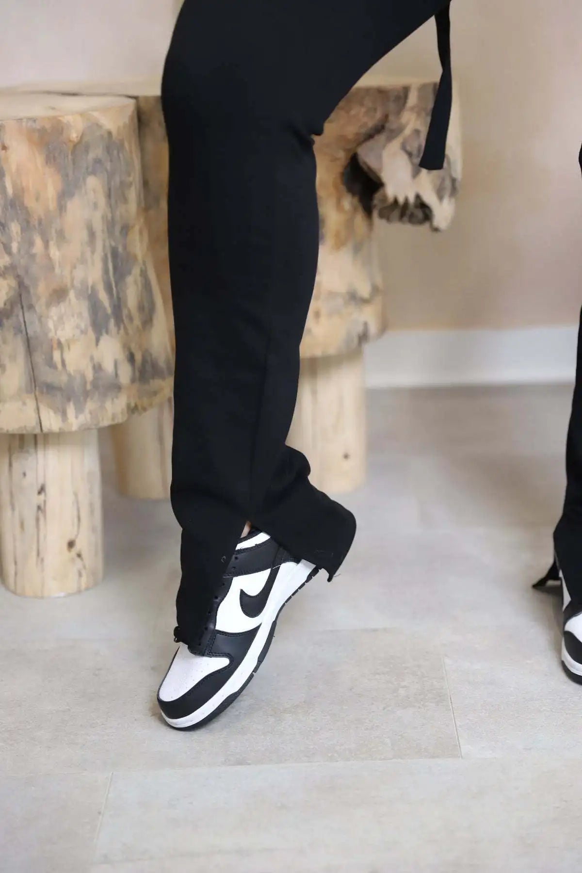 Pantalón Cargo Mujer Slim Fit - Pantalón Casual Cordón Botón