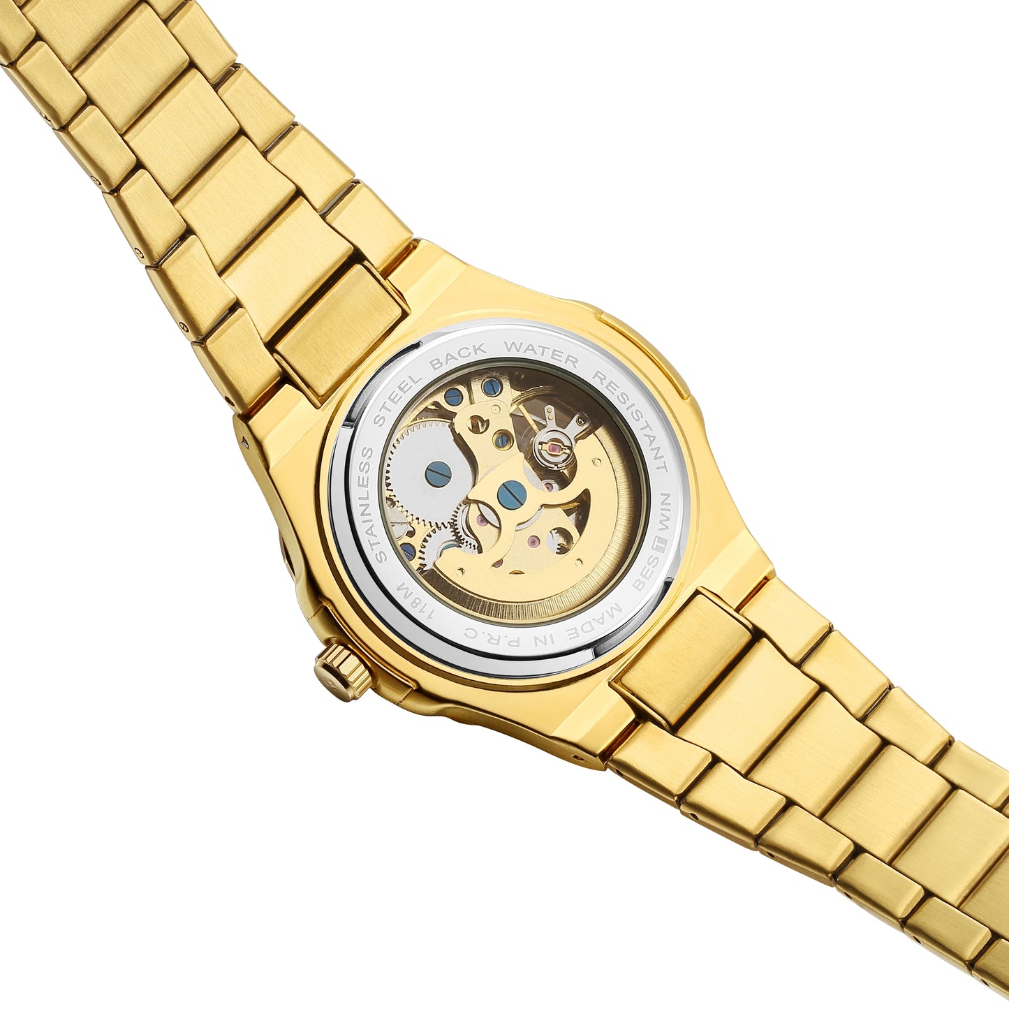 Reloj Mecánico Automático Skeleton Luxury 2023 - Cristal Zafiro Acero Inoxidable