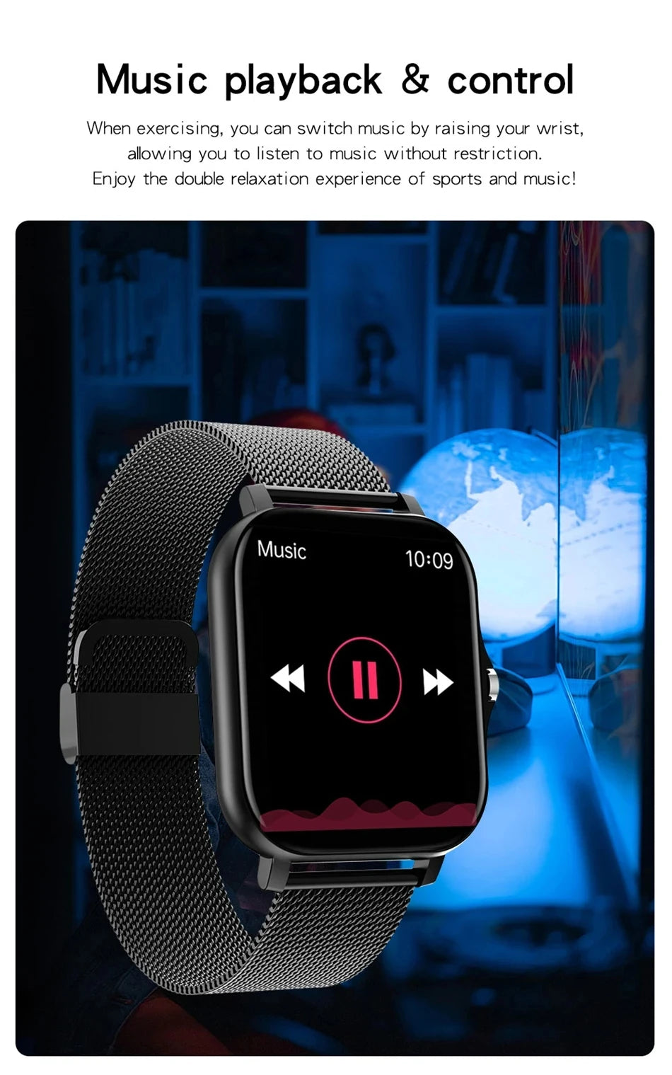 Smartwatch 2025 Hombre Mujer 1.83" Pantalla Táctil - Bluetooth Llamadas Monitoreo Deportivo Android iOS