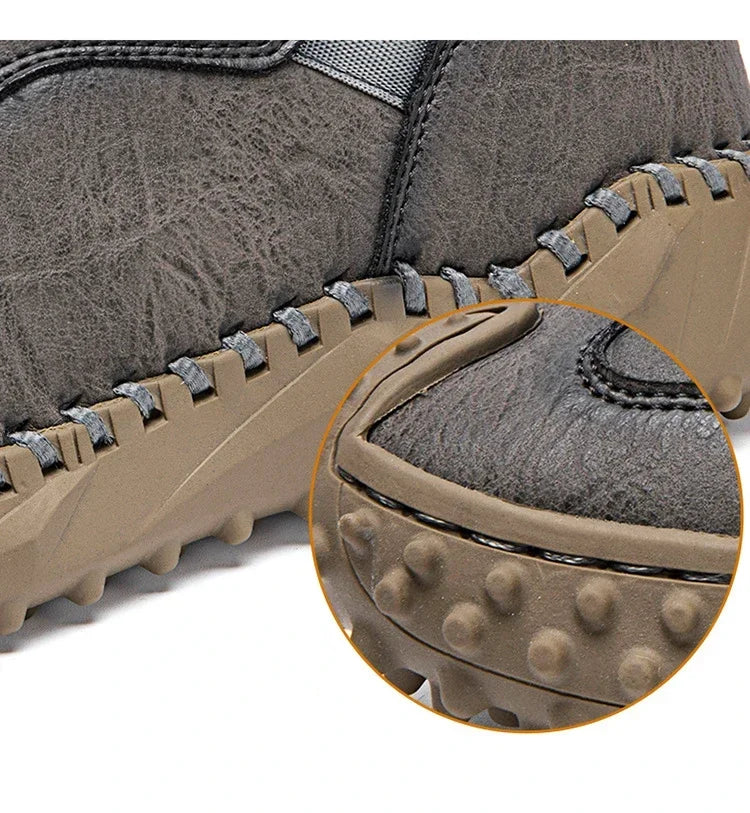 Botines Hombre Cuero Casual - Botas Tobillo Otoño Invierno Outdoor