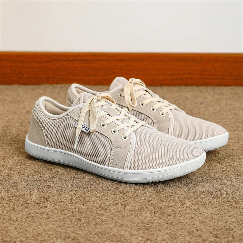 Zapatos Hombre Minimalistas Barefoot - Punta Ancha Zero Drop Transpirables Malla Ligeros Walking