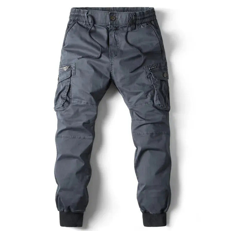 Pantalones Cargo Hombre Jogging - Algodón Largo Tácticos Militares
