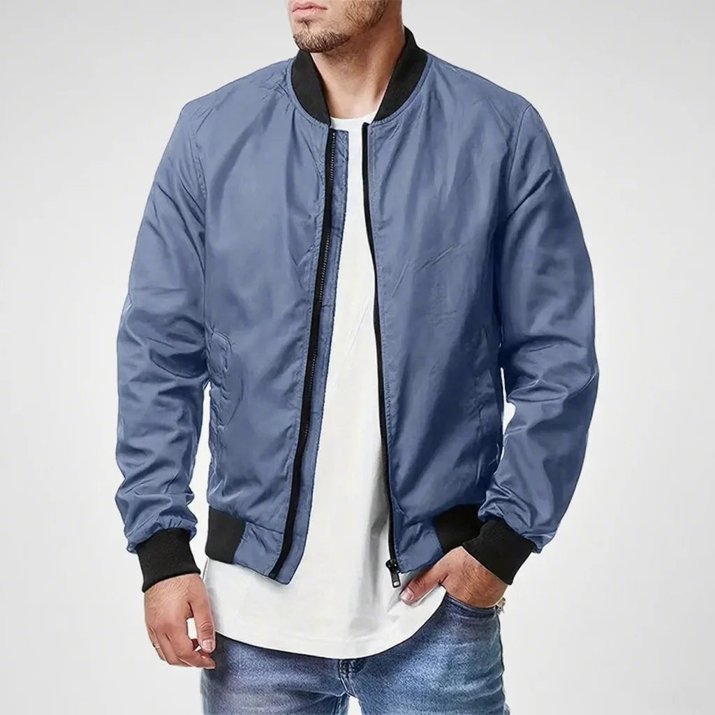 Chaqueta Bomber Militar Hombre 2025 - Jacket Casual Cortavientos Slim