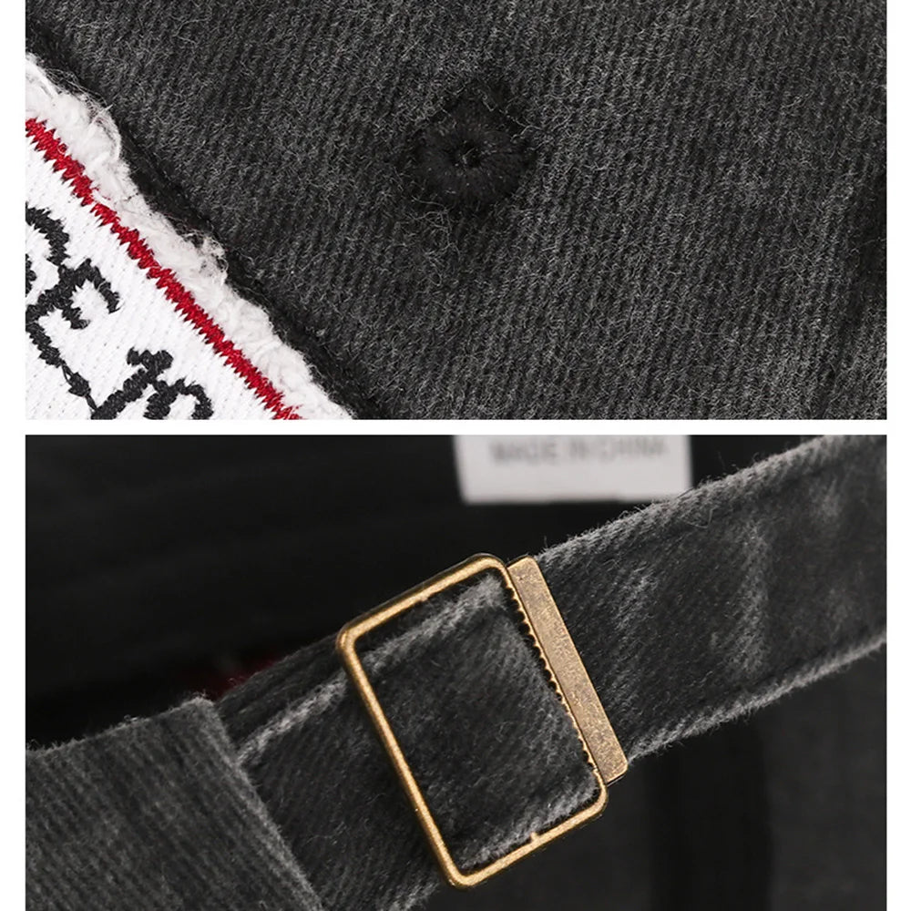 Gorra Bordado Letras Y2K - Baseball Cap Mesh Hip Hop Trucker