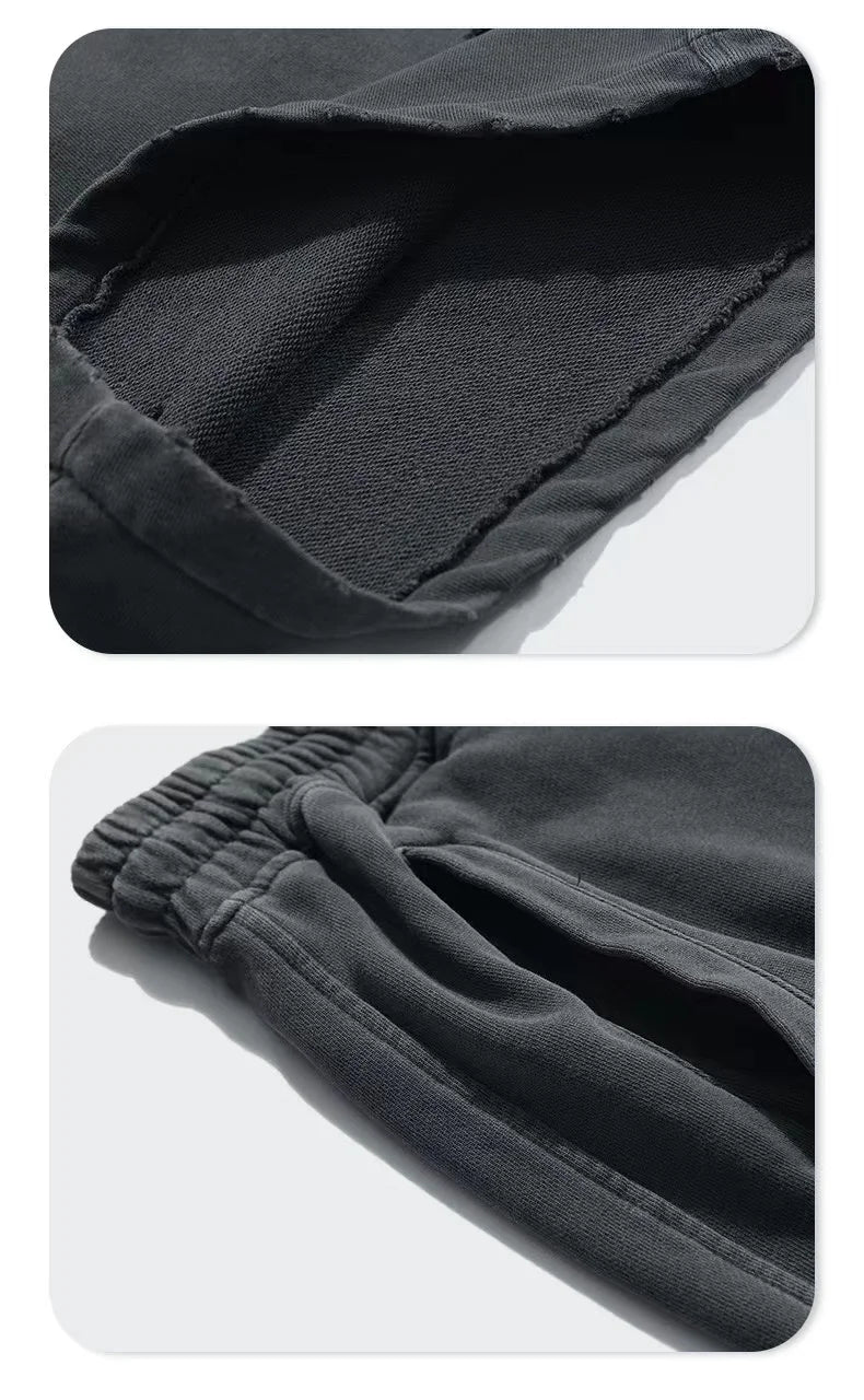 Shorts Vintage Hombre Corte Desgastado - Estilo Retro Casual Verano