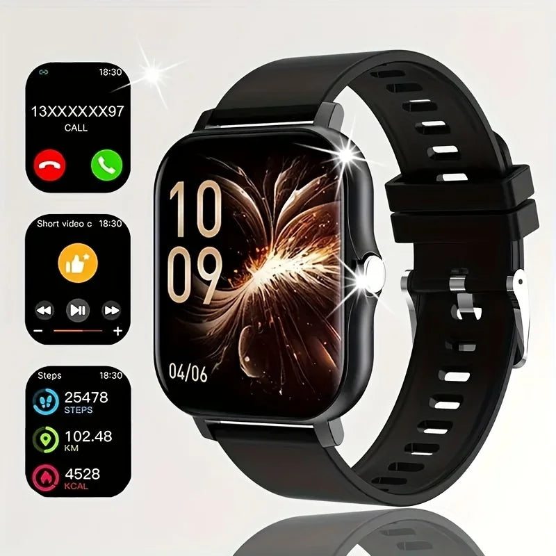 Smartwatch 2025 Hombre Mujer 1.83" Pantalla Táctil - Bluetooth Llamadas Monitoreo Deportivo Android iOS