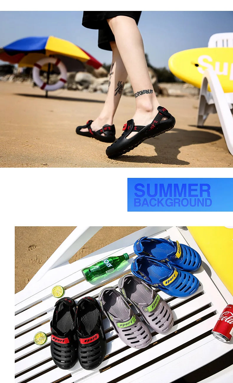 Sandalias Hombre Verano - Chanclas Playa Outdoor Antideslizantes Casual