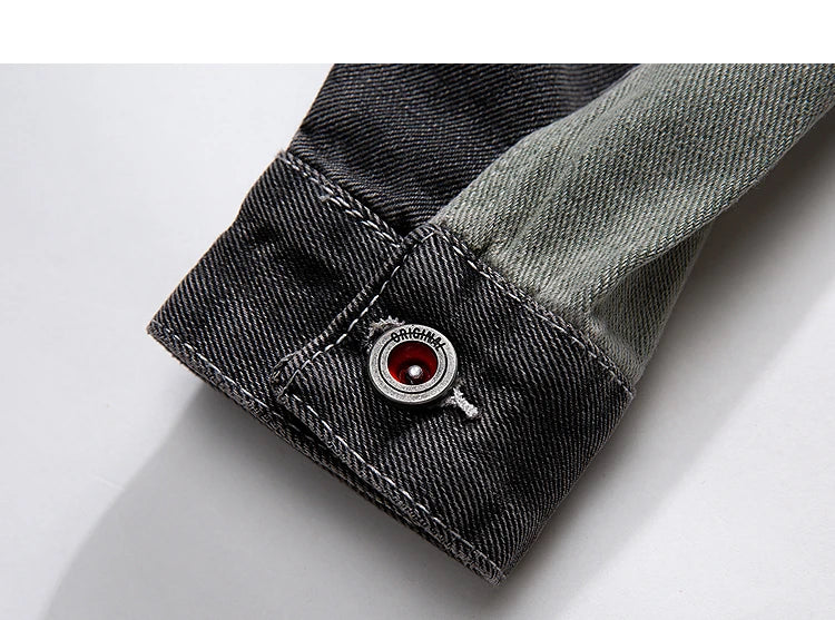 Chaqueta Denim Hombre Oversize - Jacket Jeans Hip Hop Japonés