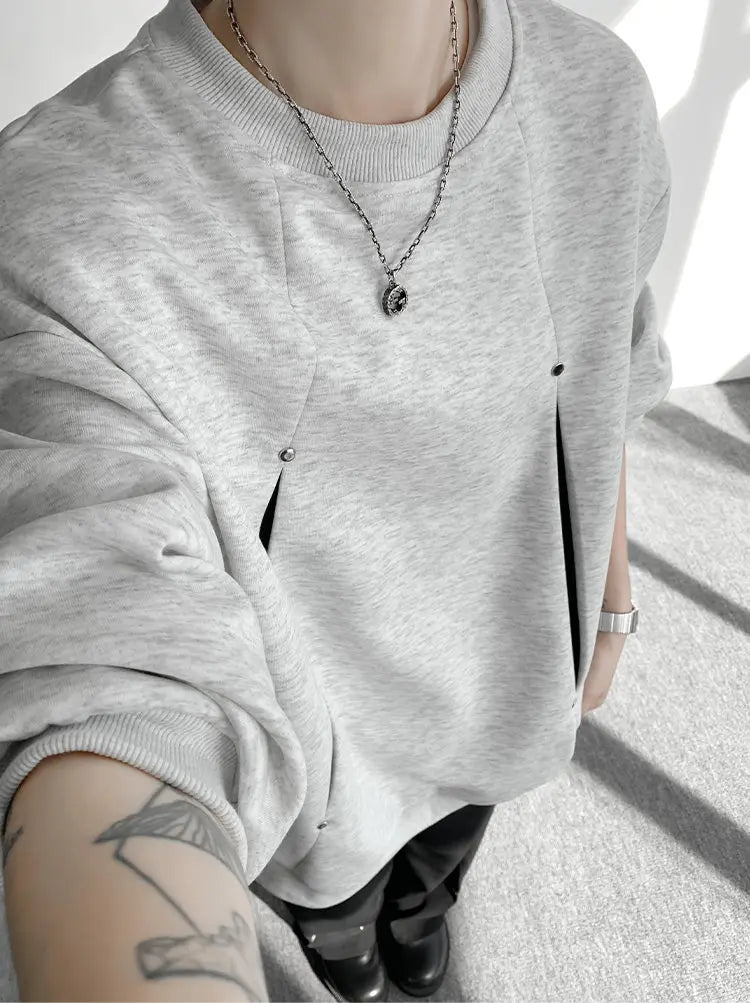 Sudadera Hombre Otoño Invierno - Hoodie Cuello Redondo Casual Outdoor