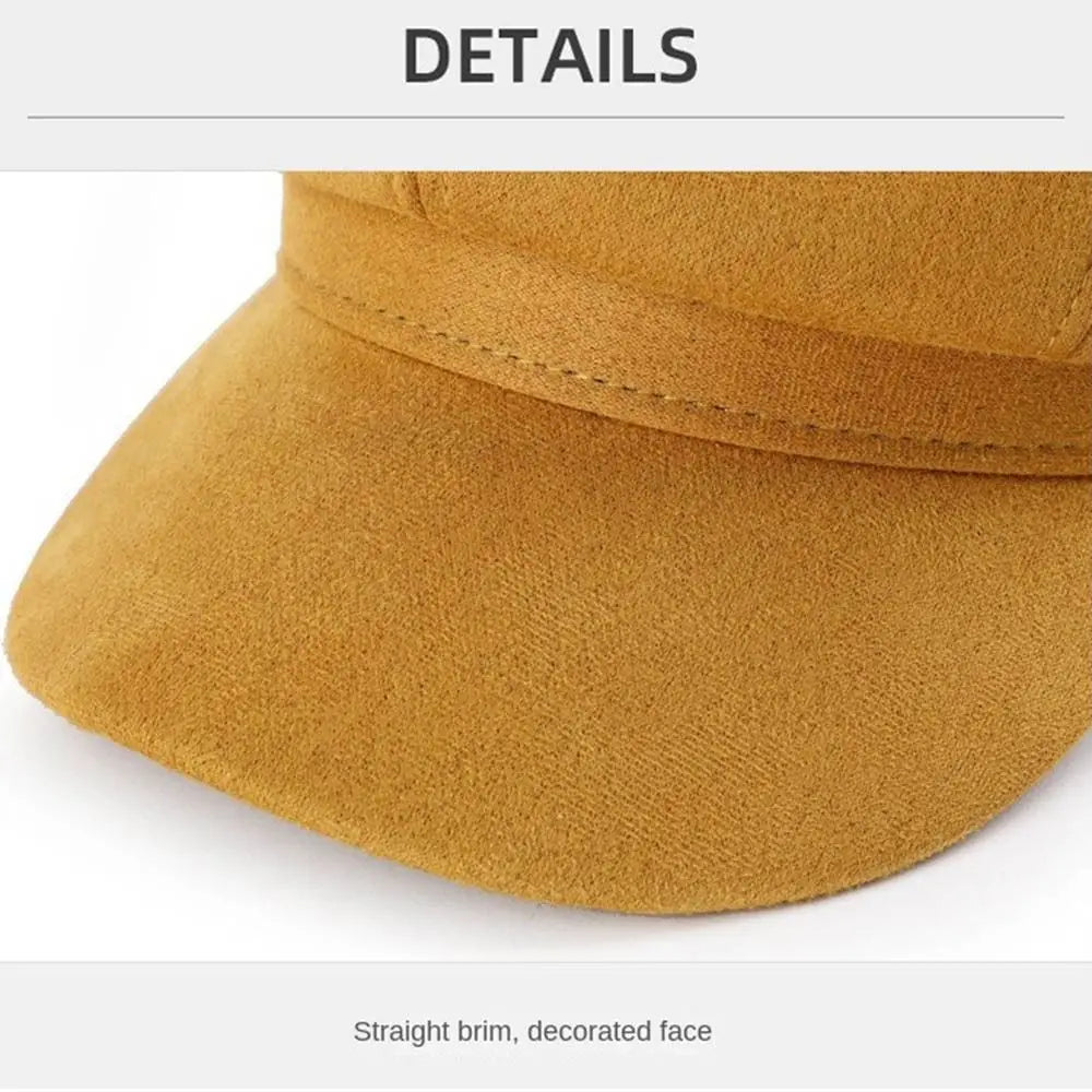 Gorra Mujer Boina Baker Cap - Sombrero Casual Ajustable Newsboy