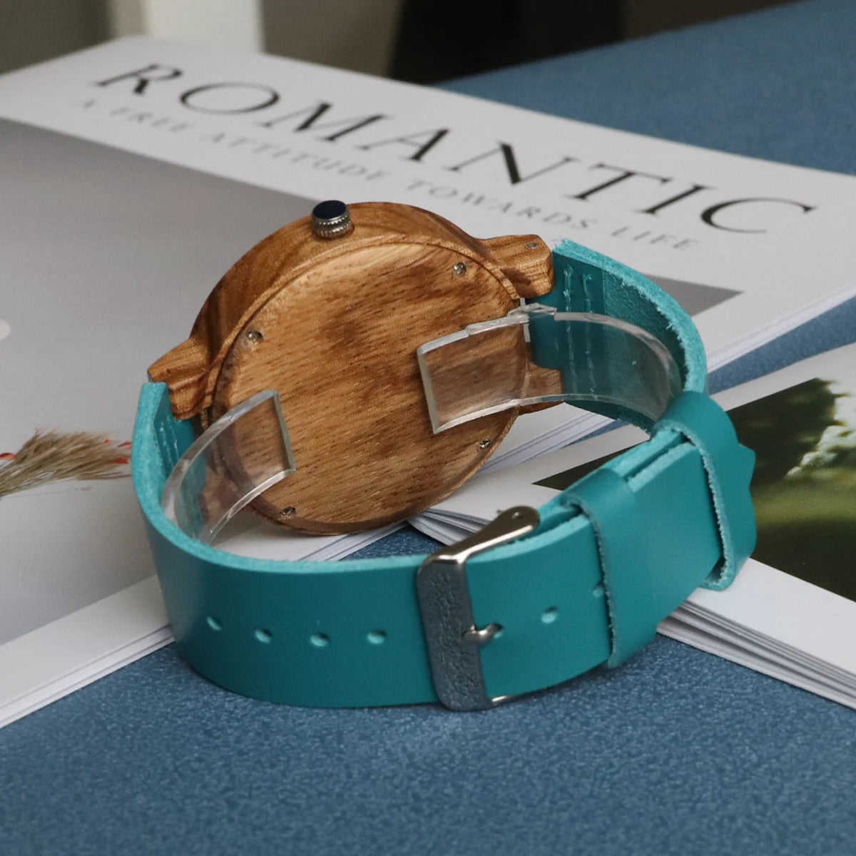 Reloj Madera Hombre y Mujer - Cuarzo Personalizable Unisex Ecológico