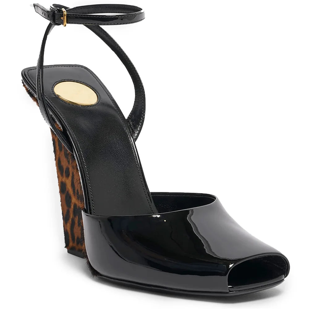 Sandalias Plataforma Mujer Satén 2025 - Zapatos Tacón Chunky Tiras Primavera