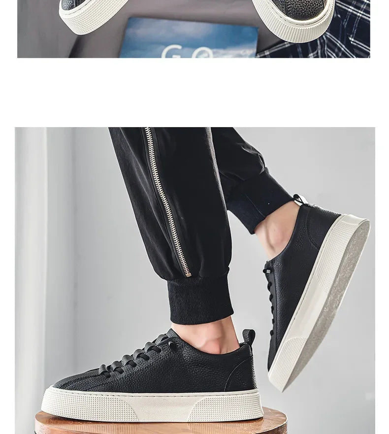 Sneakers Blancos Hombre 2024 Primavera - Zapatillas Casual Running Deportivas Planas