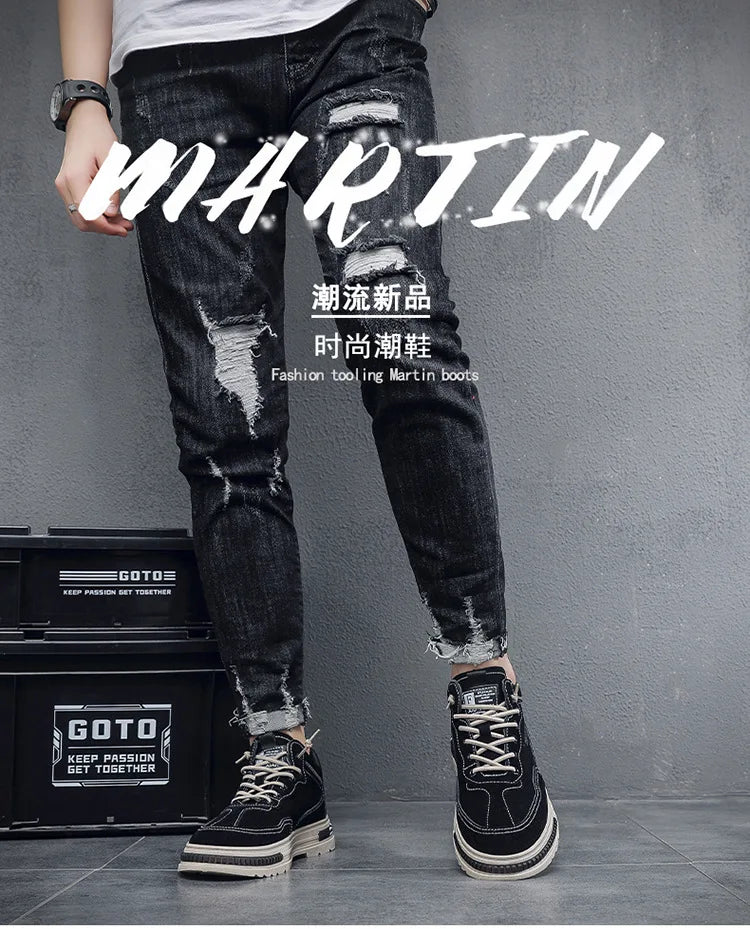 Zapatillas Hombre Casual Resistentes - Transpirables Trendy Plataforma