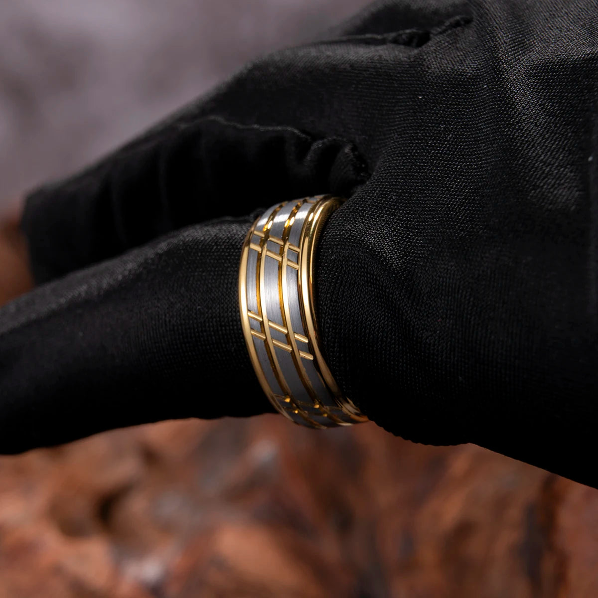 Anillo Vintage Hombre - Estilo Retro Punk Lujo