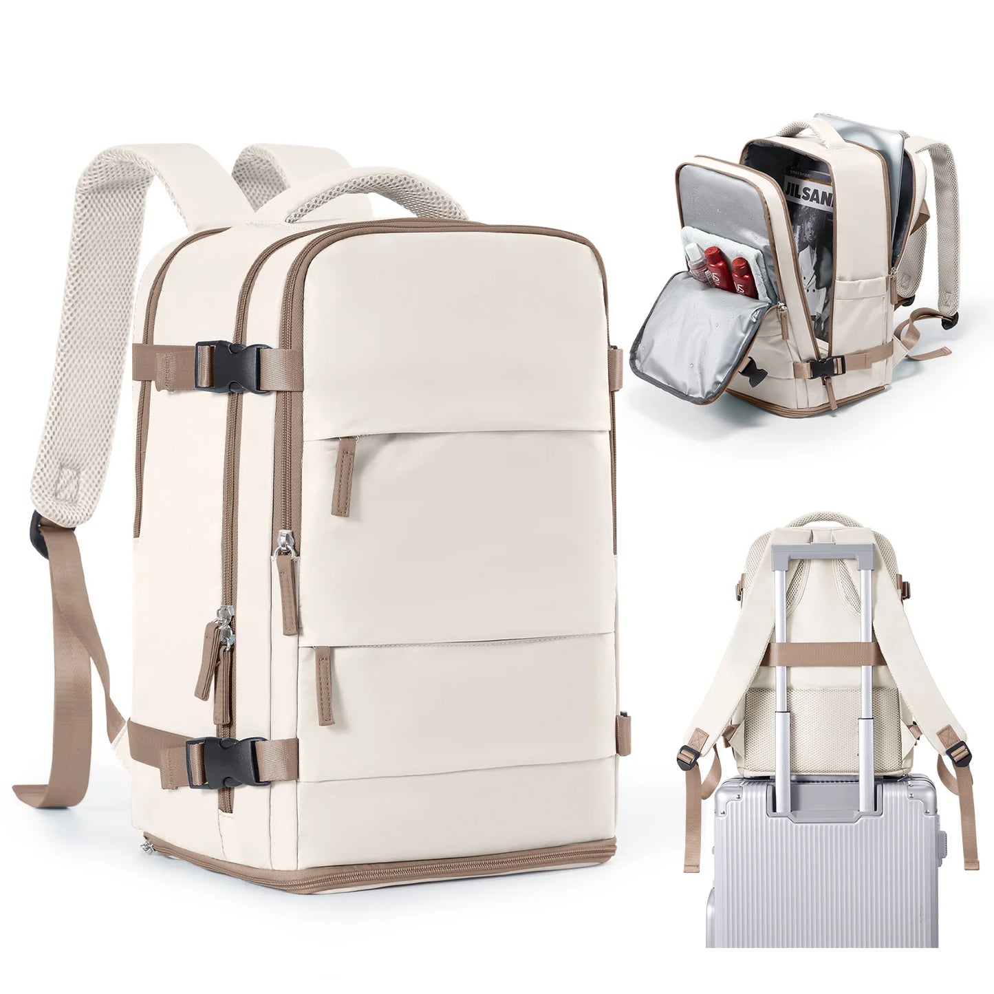 Mochila Equipaje Mano Unisex Portátil - Business Universidad Viaje Impermeable 40x20x25