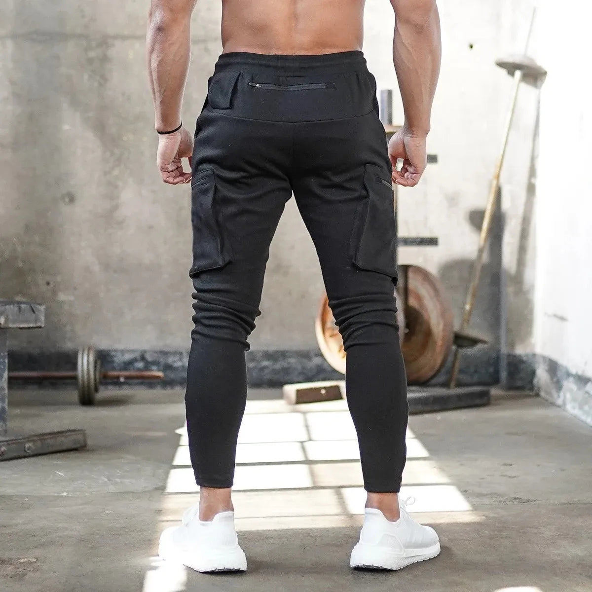 Pantalones Hombre Trabajo Deportivos - Ligeros Elásticos Transpirables Secado Rápido Multi-Bolsillos