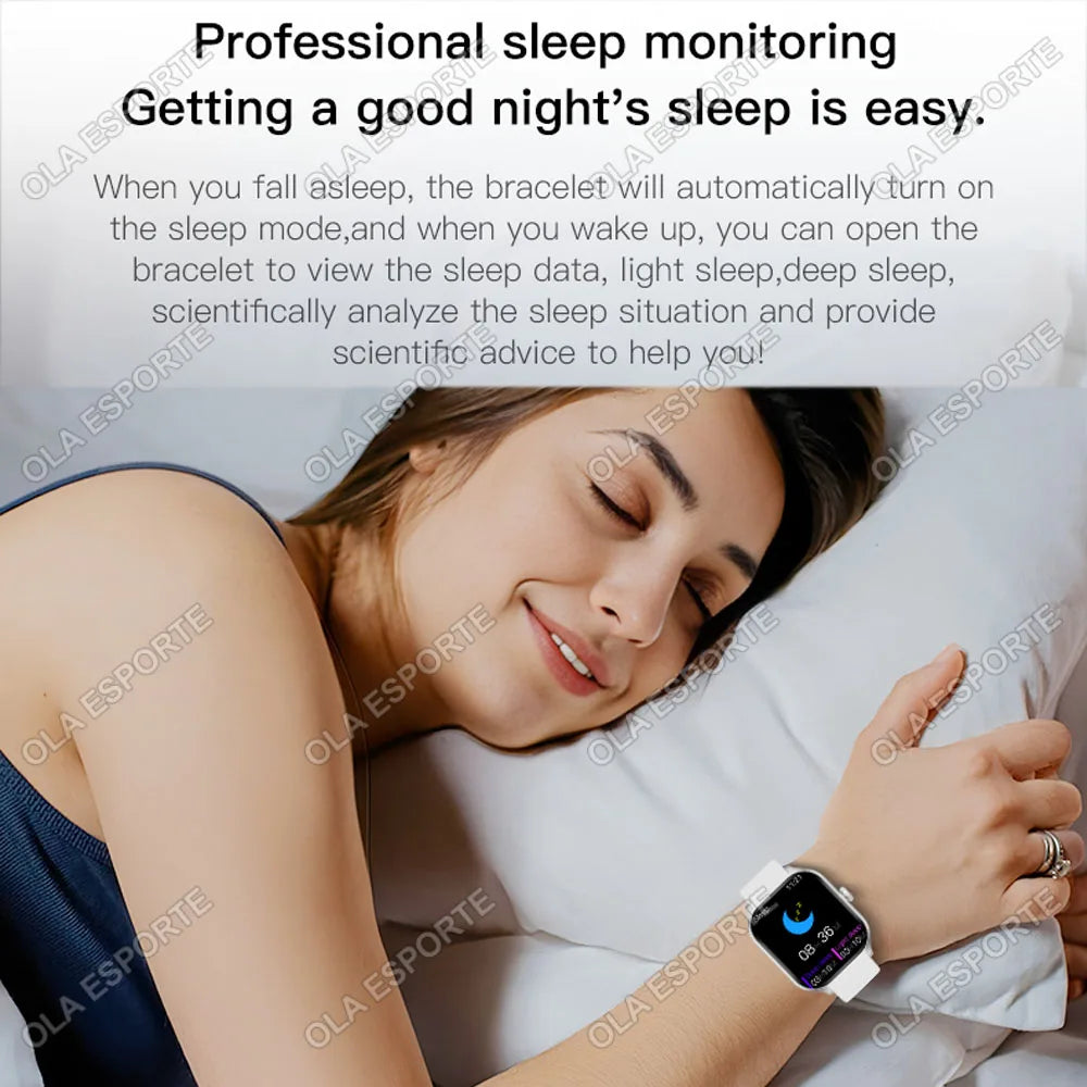 Smartwatch 2.01'' HD para Android iOS - Llamadas Bluetooth Deportivo Música