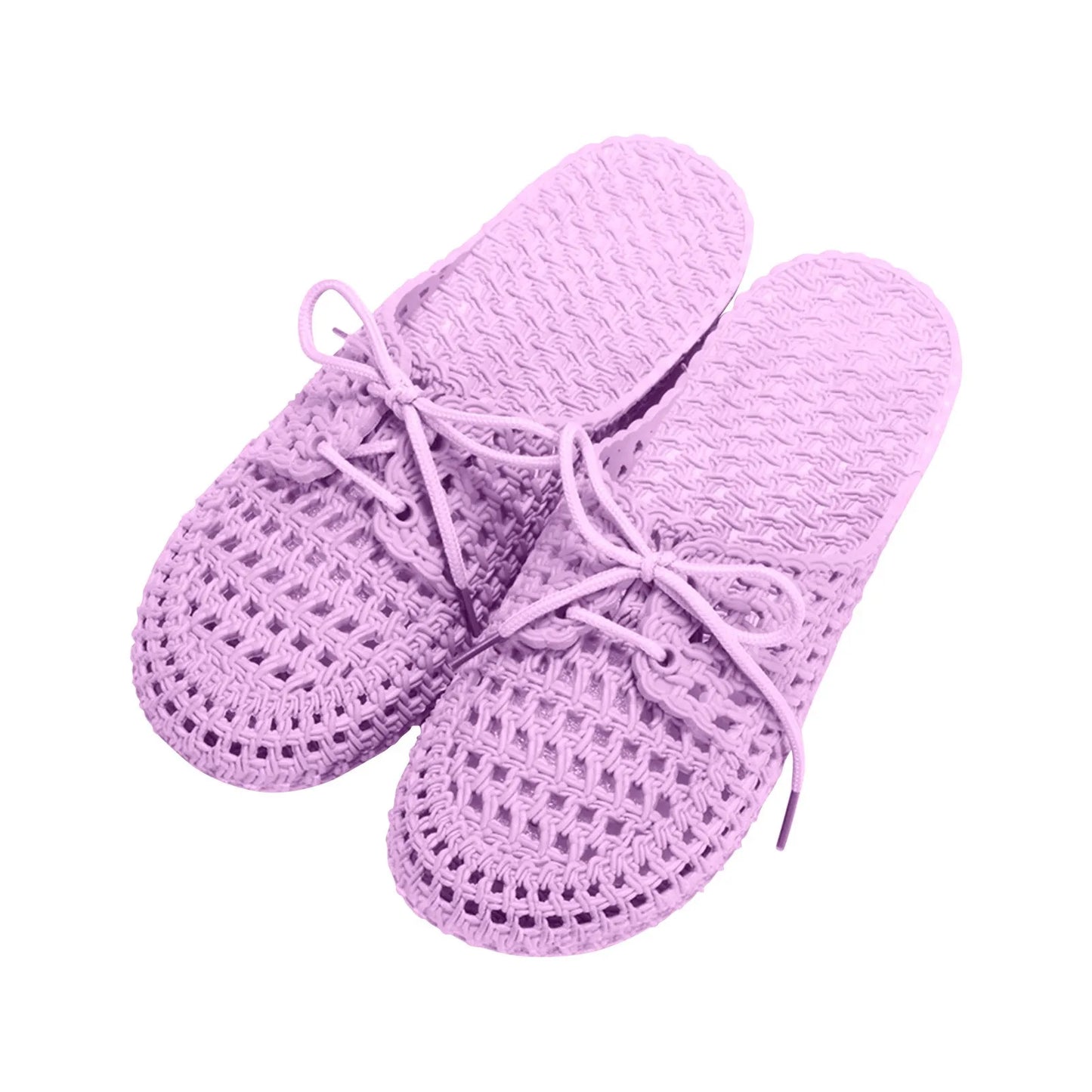 Sandalias Cordones Mujer Planas - Chanclas Playa Verano Antideslizantes Casa