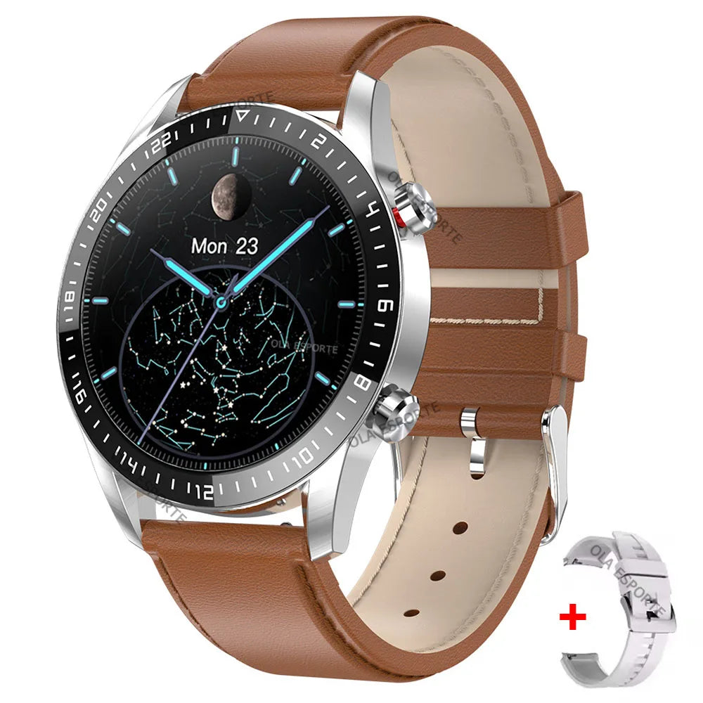 Smartwatch 2025 AMOLED Hombre Mujer - Pantalla Táctil Completa Bluetooth Llamadas 5ATM Deportivo