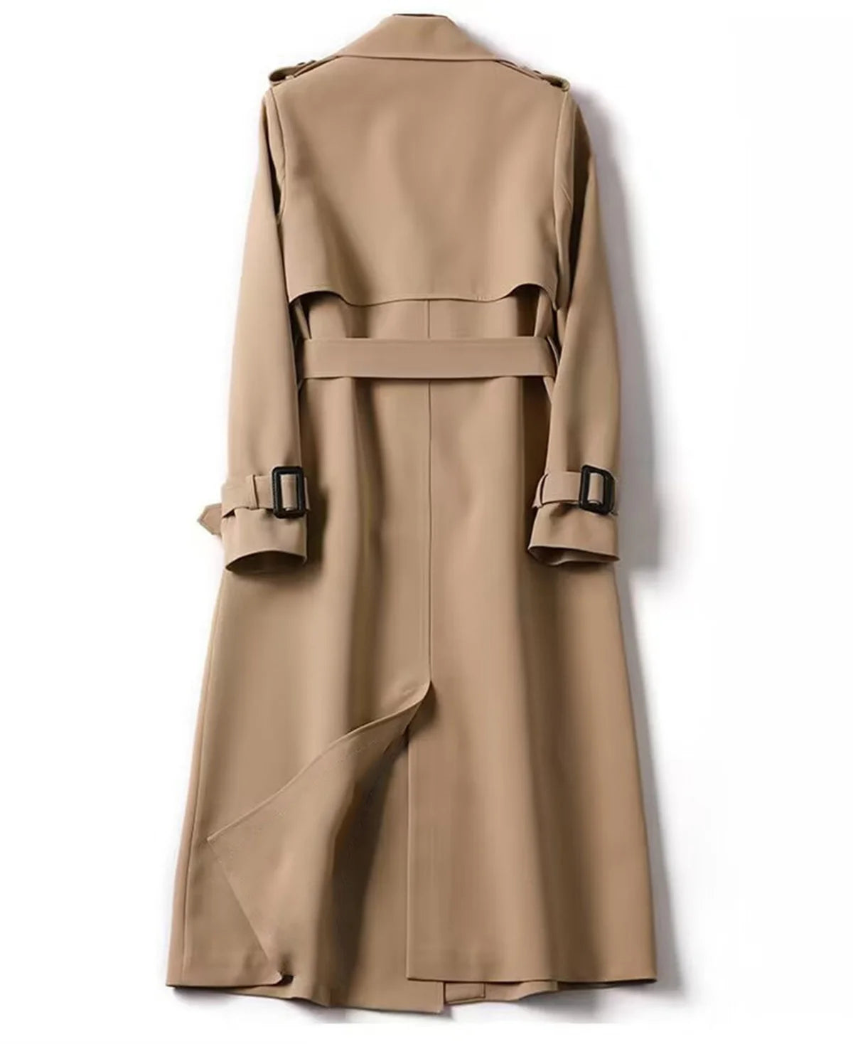 Trench Mujer Estilo Coreano - Gabardina Cinturón Primavera Otoño