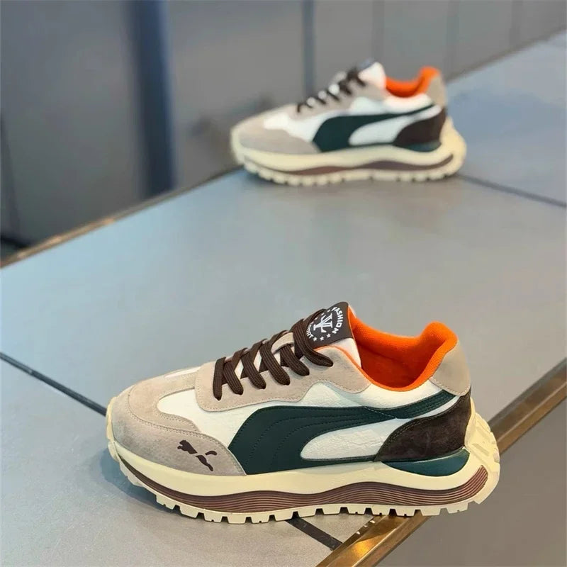 Zapatillas Deportivas Hombre Plataforma - Sneakers Casual Antideslizantes