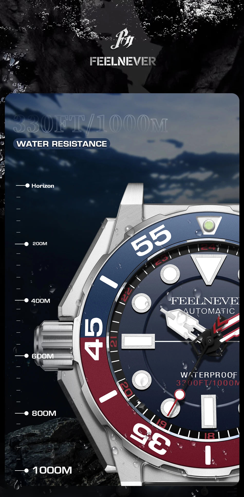 Reloj Mecánico Automático FeelNever 2024 - Resistente Agua Luxury Business Original