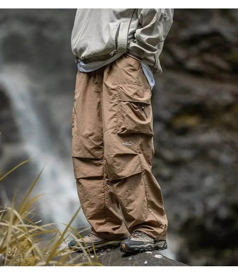 Pantalón Cargo Hombre Verano - Pantalón Paracaidista Outdoor Hiking