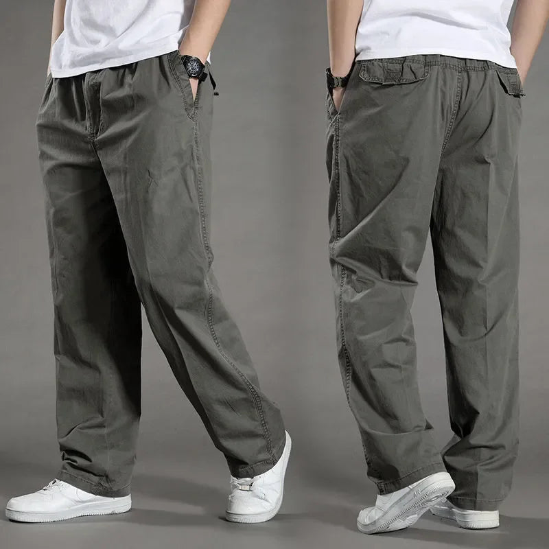 Pantalón Cargo Hombre Algodón - Pantalón Trabajo Verano 6XL