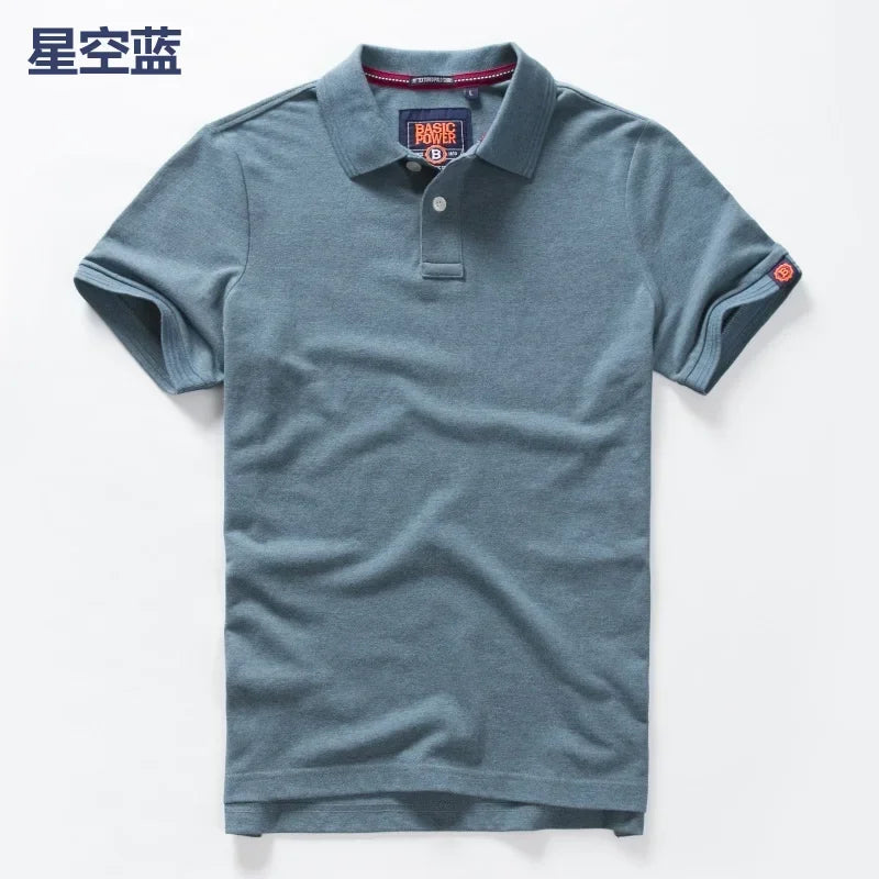 Polo Hombre Golf Algodón 2023 - Manga Corta Casual Simple Camisas