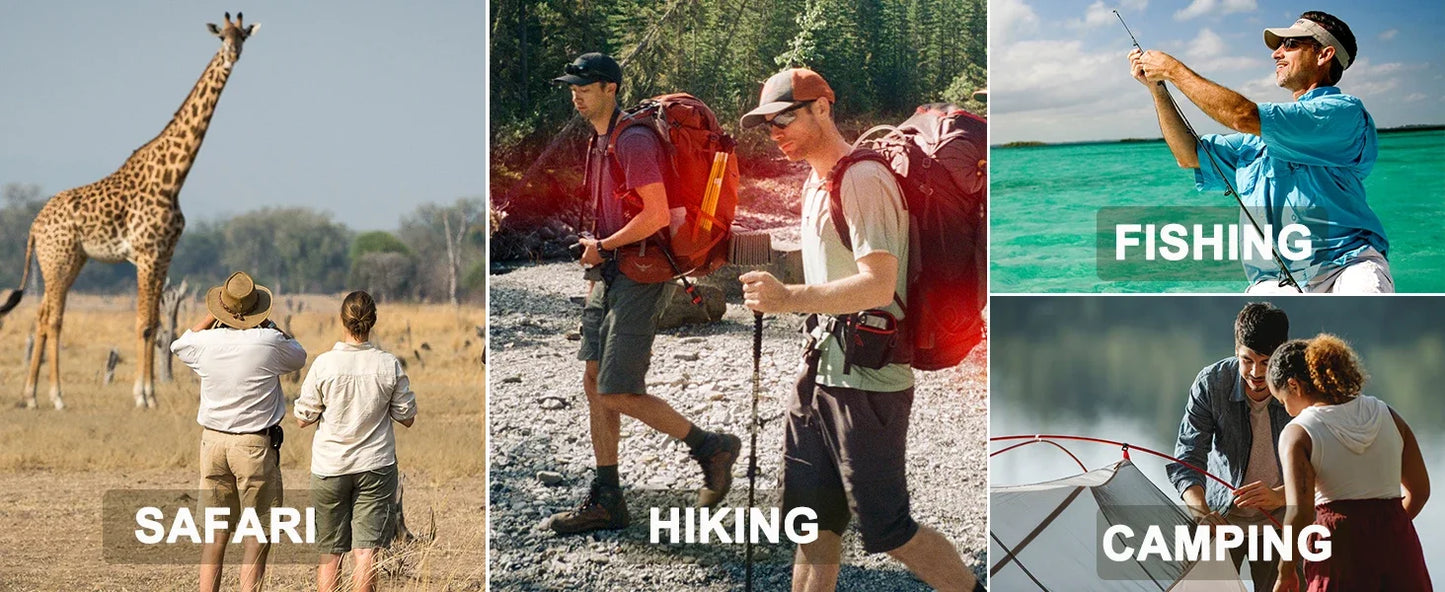 Camisa Hombre Trabajo Cargo 2025 - 100% Algodón Manga Corta Multi-Bolsillos Pesca Caza Verano