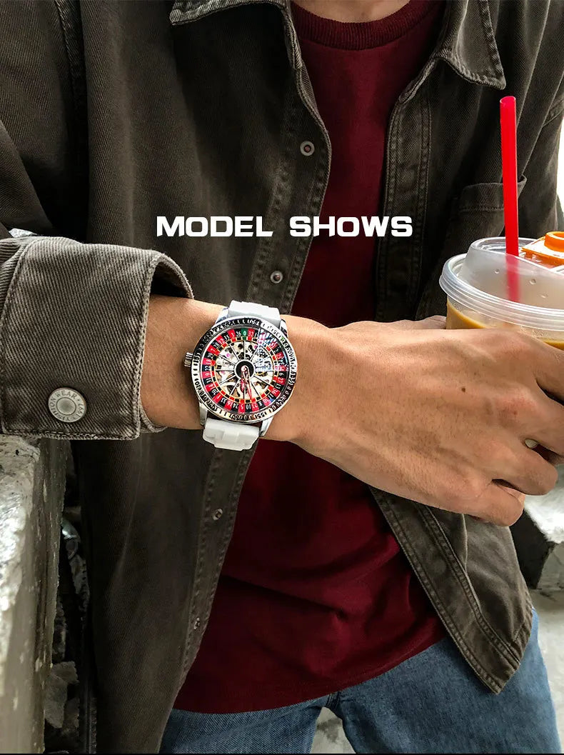 Reloj Hombre Mecánico Automático Luxury - Reloj Pulsera Impermeable Luminoso