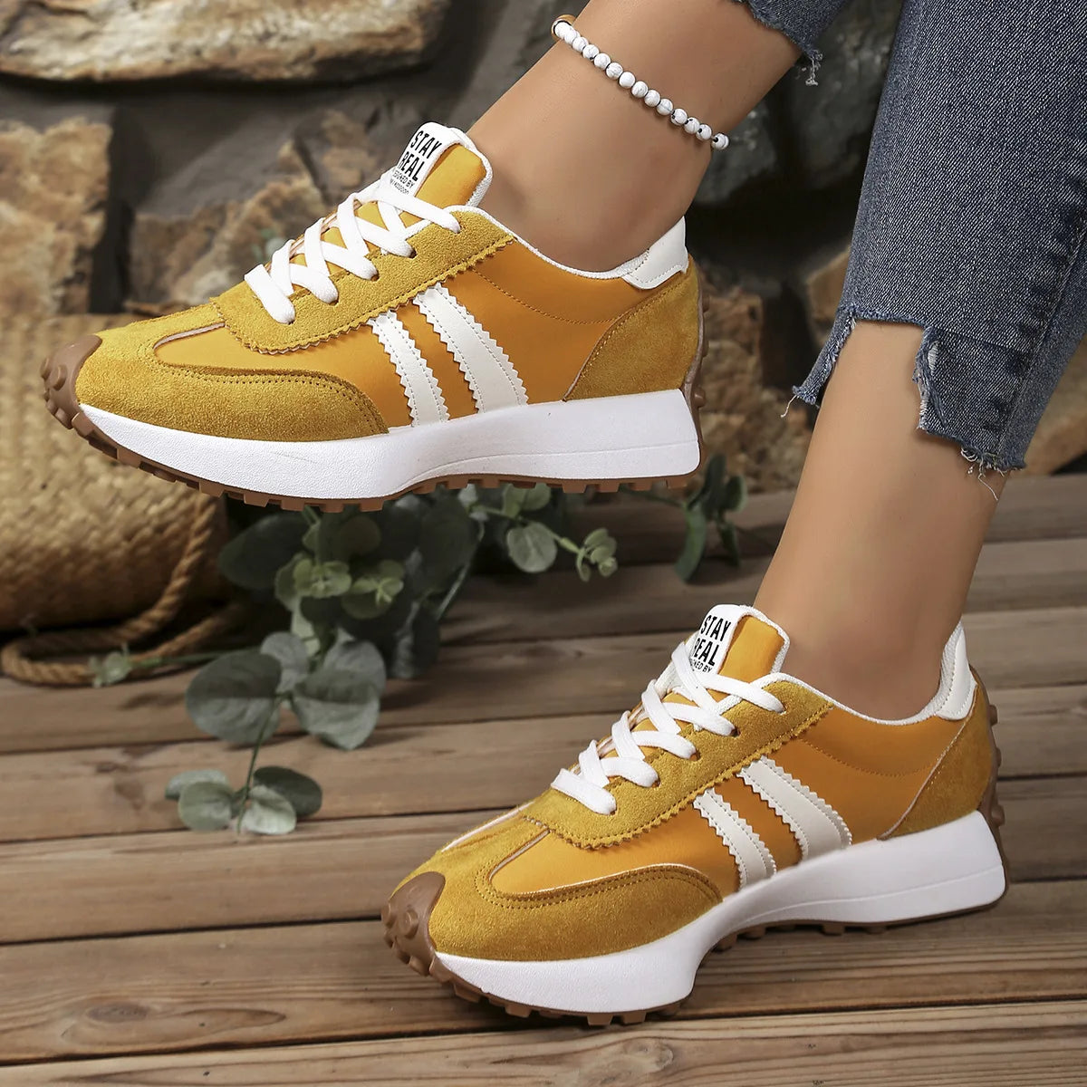 Sneakers Chunky Mesh Mujer 2025 - Zapatillas Plataforma Running Verano Ligeras