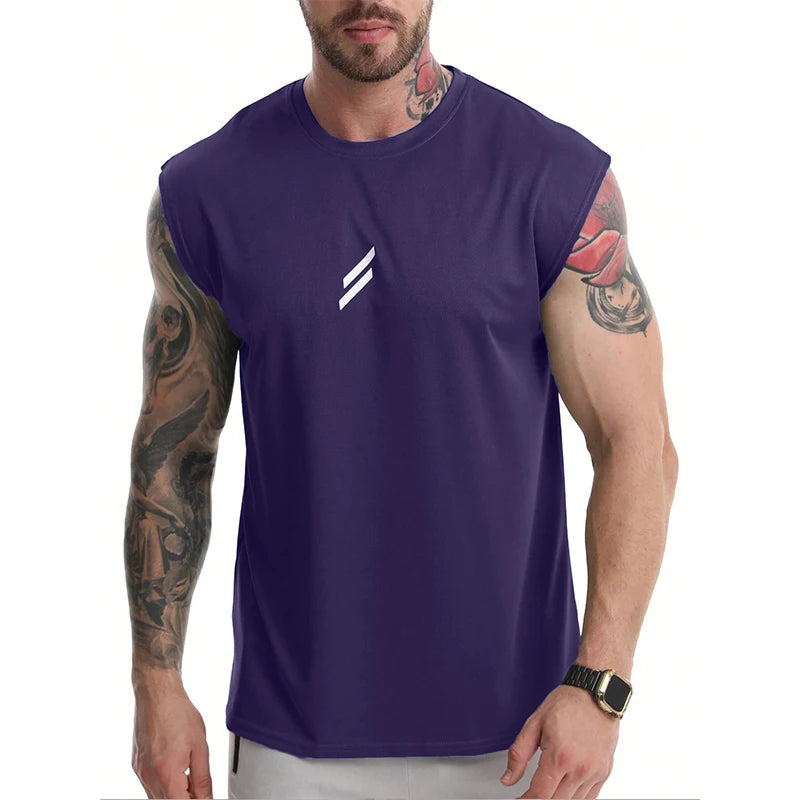 Camiseta Deportiva Hombre Sin Mangas - Chaleco Secado Rápido Verano