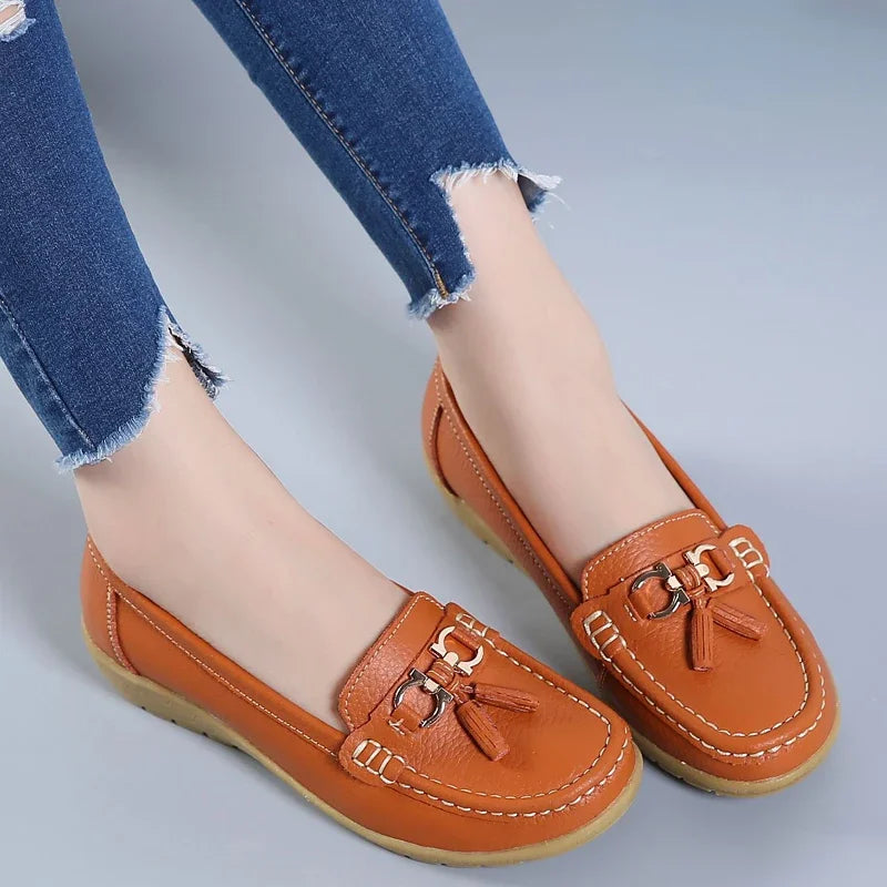 Zapatos Slip-On Mujer Ballet Flats - Moccasins Casual Planos Cómodos